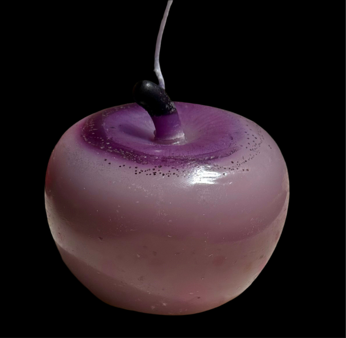 Custom Quartz Marble Color Collection of Handmade 100% Beeswax Apple 3” x 3” Candles